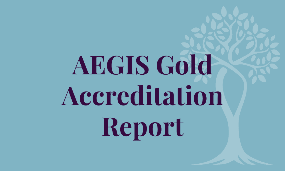 AEGIS gold accreditation report